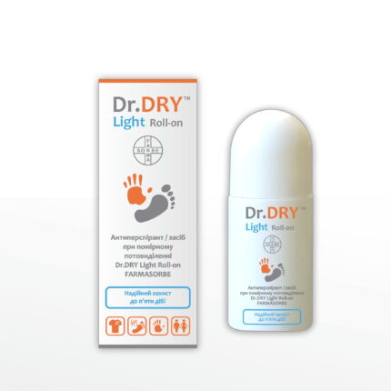 Антиперспірант / засіб при помірному потовиділенні  Dr.DRY Light Roll-on FARMASORBE