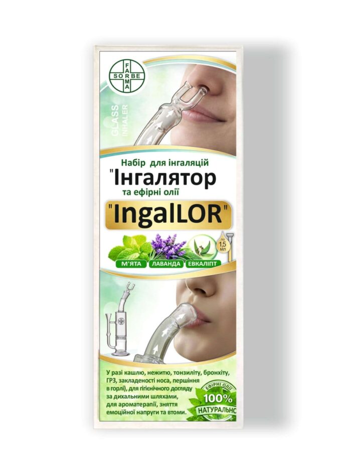 Інгалятор та ефірні олії "IngalLOR" - Зображення 2