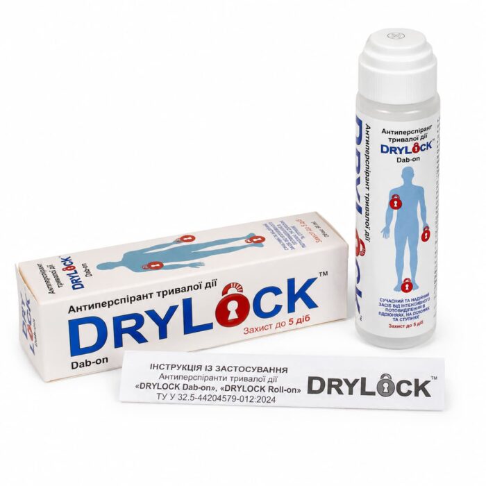 Антиперспірант тривалої дії DRYLOCK Dab-on - Зображення 1