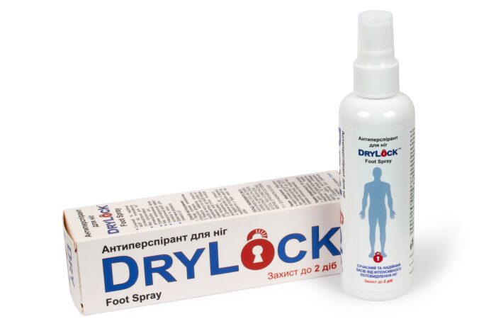Антиперспірант для ніг DRYLOCK Foot Spray - Зображення 1