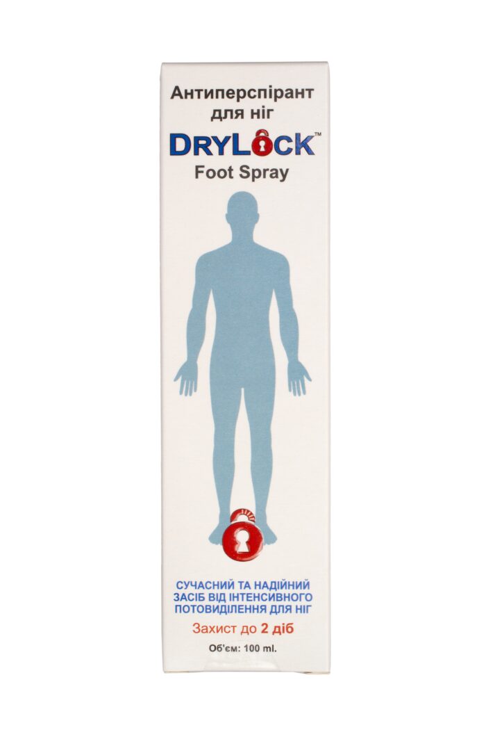 Антиперспірант для ніг DRYLOCK Foot Spray - Зображення 4