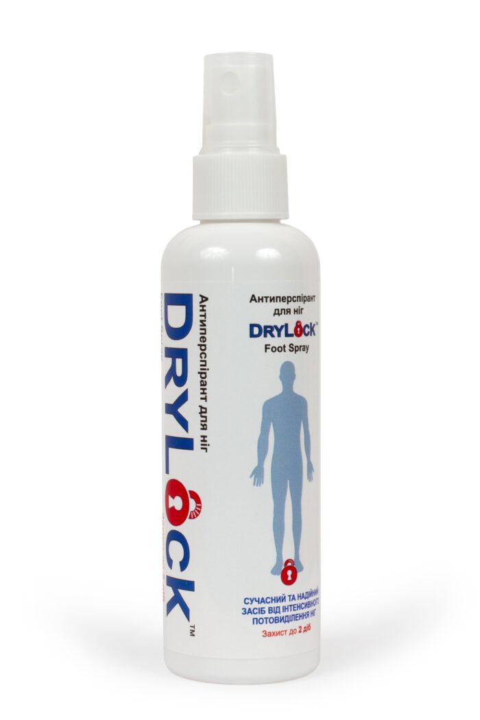 Антиперспірант для ніг DRYLOCK Foot Spray - Зображення 3